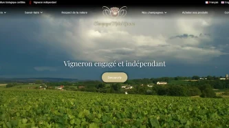 Site du Champagne Michel Gawron - screenshot